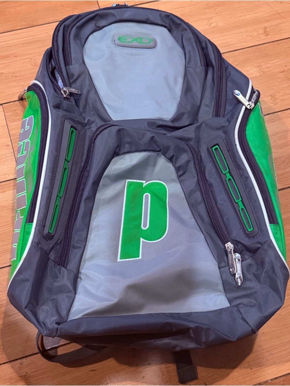 Prince Gray and Green Men's Backpack
